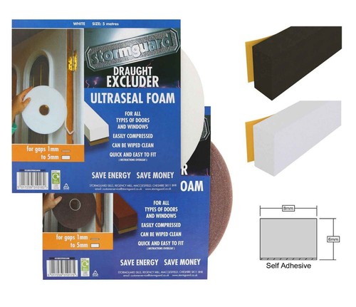 Roll window door foam - 5m, draft