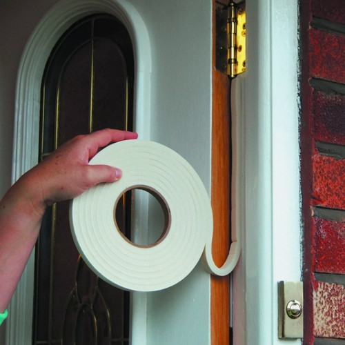 Metre white foam draught - white,