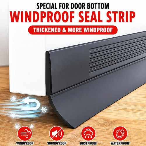 Door bottom seal strip self - 1m,