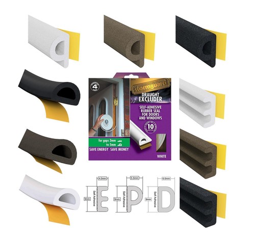 Epdm d rubber draught - epdm,