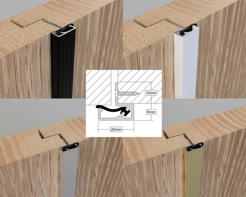 Double door seal rebate - double,